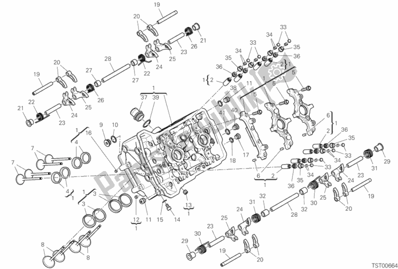 Toutes les pièces pour le Tête Avant du Ducati Superbike Panigale V4 S Thailand 1100 2019